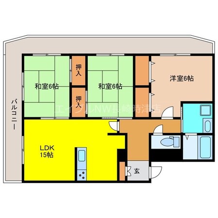 武雄温泉駅 車移動22分  14km 4階の物件間取画像